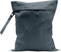 Waterproof Wet Bag for Swimsuit, Travel Beach Wet Dry Bag, Hidden Zipper Reusable Gray Wet Bags, for Travel Beach Wet Swimsuits Toiletries Diapers Dirty Gym Clothes Laundry Bag