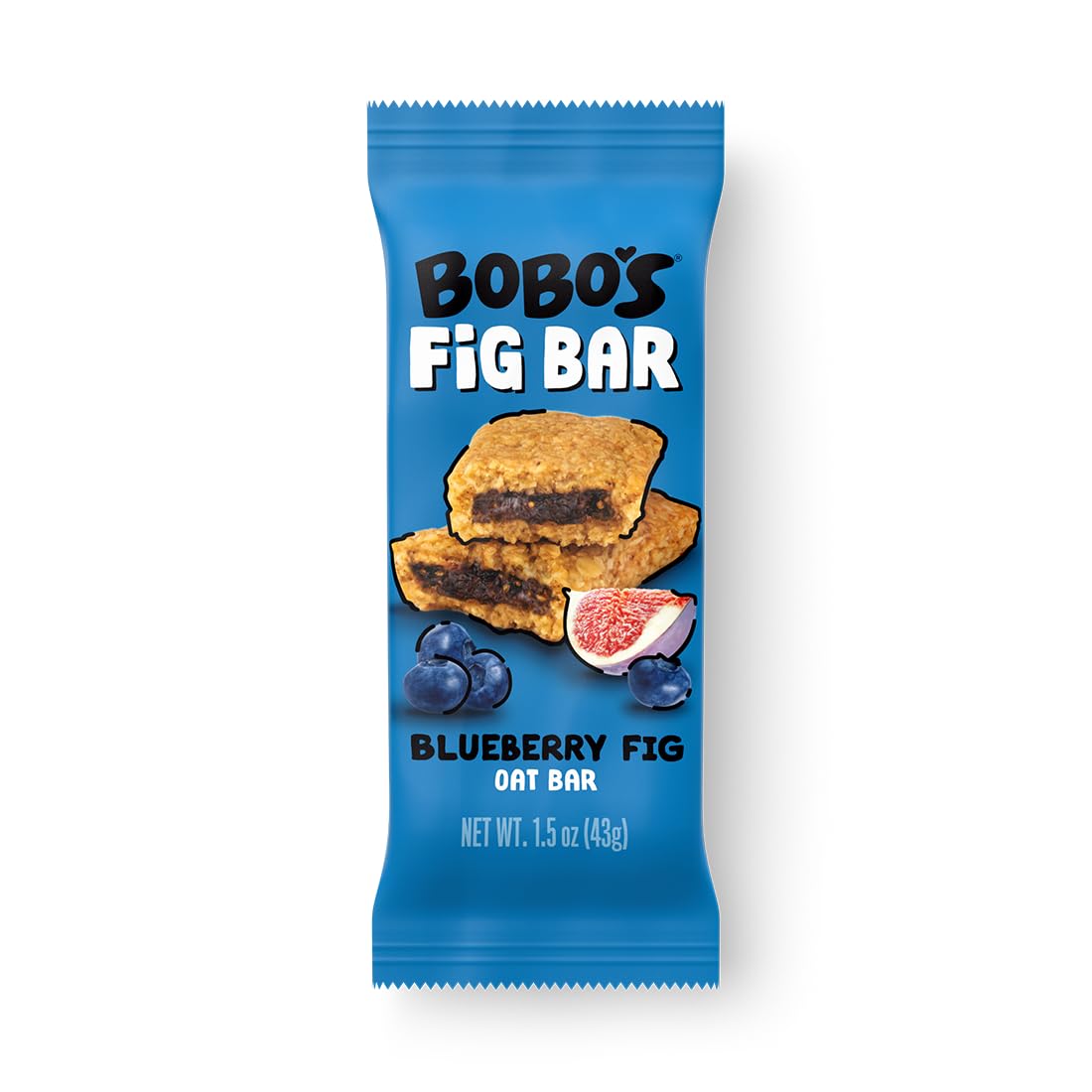 Bobo's Oat Bars Fig Blueberry Oat Bars - 6 Pack of 1.5 oz Bars