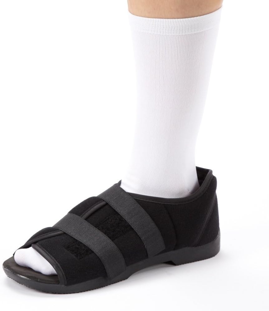 Soft Touch Post-Op Shoe for Women, Size 8.5-10, Breathable Comfort & Stability