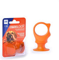 Pet Toothbrushing Assistant for Puppies' Dogs and Cats Allows You to Brush Your pet’s Teeth Without Constantly Worrying About Getting Bitten. (Orange, Medium)