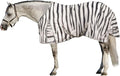 Schneiders Soft Interlock Mesh II Zebra Horse Fly Sheets | Striking Zebra Pattern for Fly Deterrence & Superior UV Protection