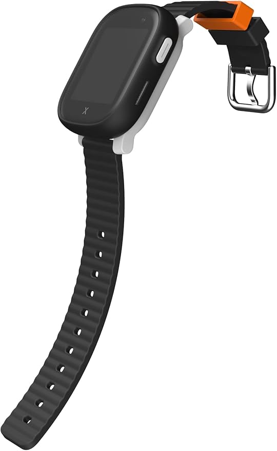 XPLORA X6 Play - Watch Phone for Children (4G) - Calls, Messages, Kids School Mode, SOS Function, GPS Location, Camera and Pedometer – (Subscription Required) (Black)