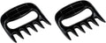 Restaurantware Met Lux 4.5 x 4.1 Inch Meat Claws 2 Meat Shredders - Sharp Blades With Handle Black Plastic Bear Claws Durable For Shredding Pork Chicken or Turkey
