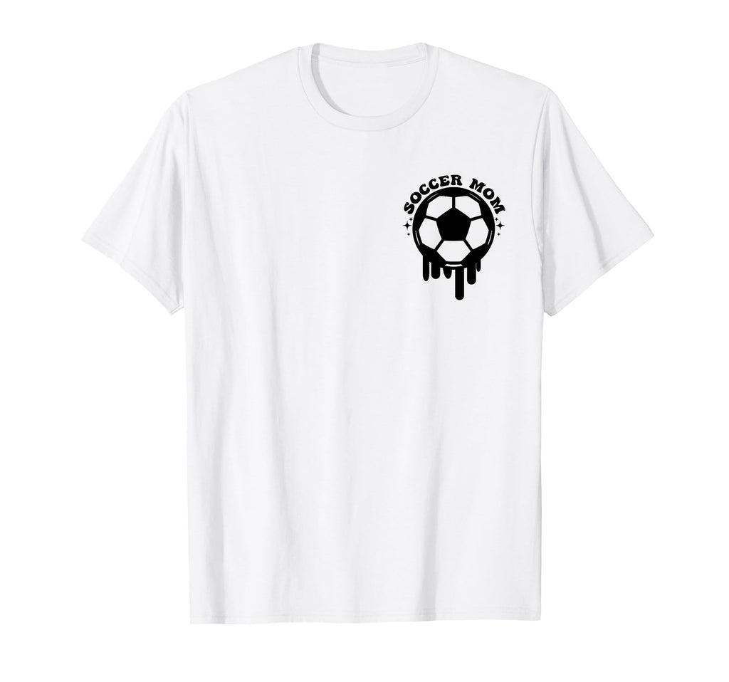 Soccer Mom Lets Kick Some Grass Funny T-Shirt - Trendy Graphic Unisex