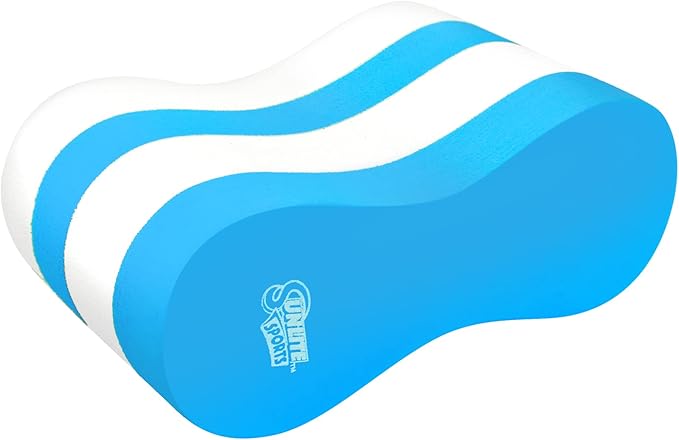 Sunlite Sports EVA 5-Layer Pull Buoy Leg Float - Pool Training Aid, Legs and HIPS Support for Adults, Kids, and Beginners, for Swimming Stroke