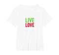 Live Love Soccer Inspiring Sports Fan T-Shirt - Novelty Apparel Unisex