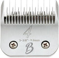 Detachable A Series 4 Blade Dog Grooming Skip Tooth Cuts Length 3 3/8" - 9.6mm Japanese High Carbon Steel Dog Grooming Blade Supplies | Detachable Blade Clippers (Compatible A5 Series(B4)