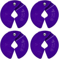 Micro Gainz Dumbbell Fractional 1.25lb Weight Plate, Ideal for Micro Loading, (Choose Color) 4 Piece Fractional Weight Plates, Designed for Dumbbell Training, Made In USA