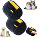 Pet Hair Removal Glove for Cats & Dogs, 2025 New Upgrade Pet Hair Remover Electrostatic Gloves, Cat Grooming Gloves for Hair Removal, Reusable Pet Hair Remover Glove (2 PCS)