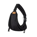 Baby Sling Carrier Toddler Carrier One Shoulder Adjustable Shoulder Strap Labor-Saving Baby Sling 10-45lbs(Black,Cloth)
