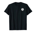 Double Sided Soccer Coach Pocket T-Shirt - Casual Everyday Wear for Adults