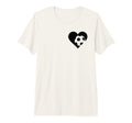 Soccer Love Heart Fans And Players Tri T-Shirt - Novelty Apparel Unisex