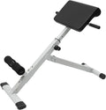 Roman Chair, Hyperextension Bench Roman Chair Adjustable Back Extension Machine Lower Back Exercise Equipment Multi-Functional Workout Bench for Home Gym Full Body Abs Glutes Core Muscles