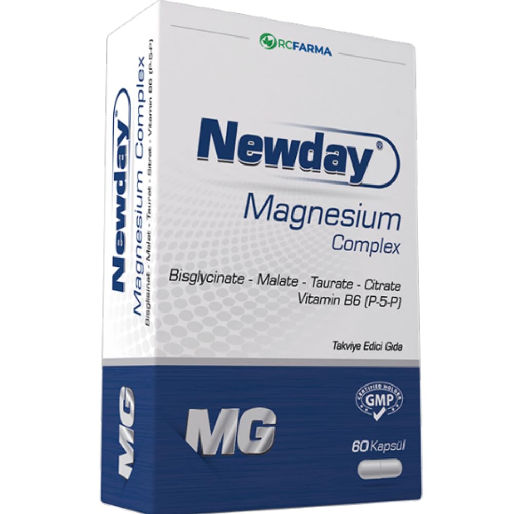Newday Magnezyum Complex - Nutritional Supplement | 60 Capsules