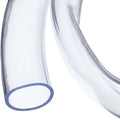 1 1/4" x 1 1/2" Clear Plastic PVC Tubing 5ft Flexible Vinyl Tube, [for Garden Irrigation, Water Hose, Fish Tank, Aquarium] - 31.8mm x 38.1mm