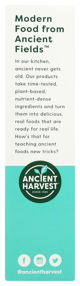 Ancient Harvest Organic Quinoa Supergrain Pasta Shells, 8 oz, Pack of 12