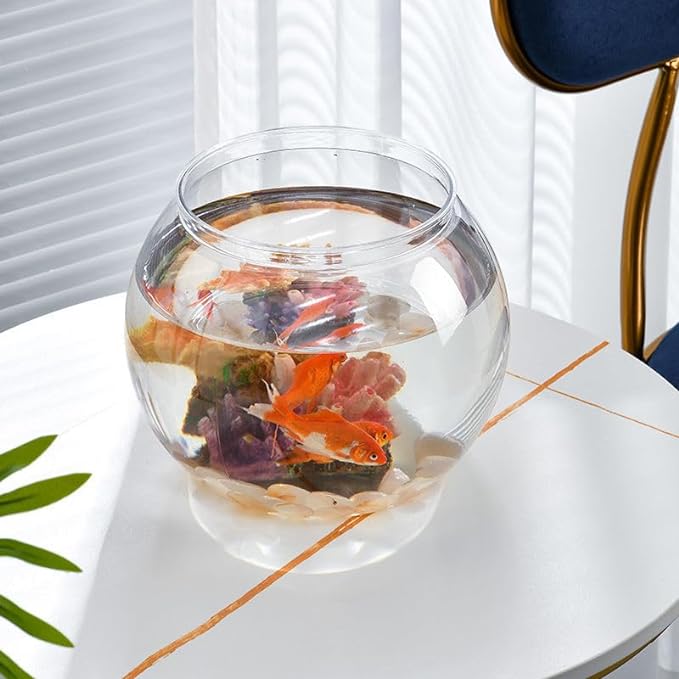 Newpol Mini Plastic Aquarium Fish Bowls (0.8Gallon / 3L)