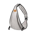 Baby Sling Carrier Toddler Carrier One Shoulder Adjustable Shoulder Strap Labor-Saving Baby Sling 10-45lbs(Grey,Cloth)