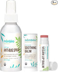 Mambino Organics Outdoor Set - Anti-Bug Mosquito Repellent Spray, Soothing Stick – All Natural, DEET-Free, Citronella Insect Repellant – 4 Fluid Ounces