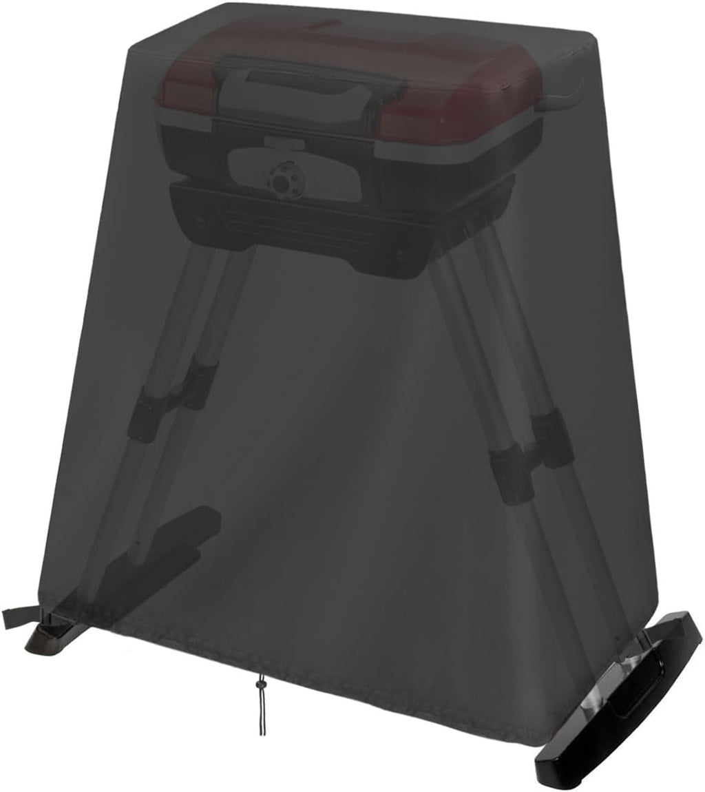 Outdoor Grill Stand Compatible for Cuisinart CGG-180, Petit Gourmet Portable Gas Grill - VersaStand Cover, Waterproof, Drawstring Design - 30 x 20 x 29 Inch