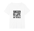 Soccer Is Life Soccer Dads Sporty Passion T-Shirt - Trendy Graphic Unisex