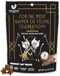 Shameless Pets Celebration Birthday Crunchy Cat Treats Chicken and Catnip Treats with Digestive Support