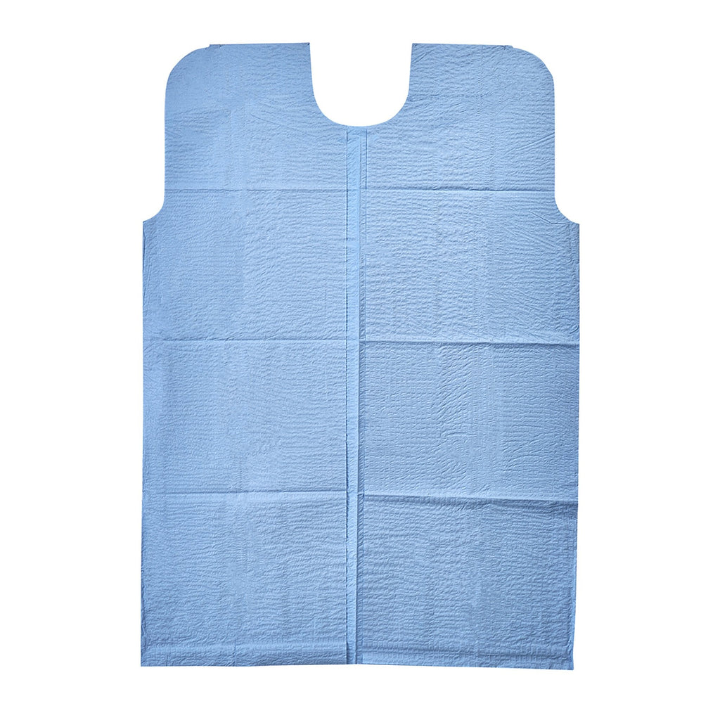 Graham Medical Patient Exam Gown, Medium/Large, Blue 70228N