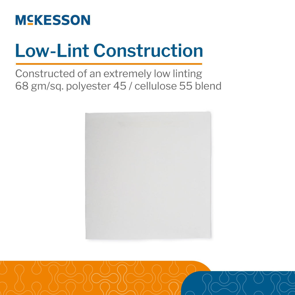 McKesson Cleanroom Wipes, 9 X 9 Inch MSWIP0909-20
