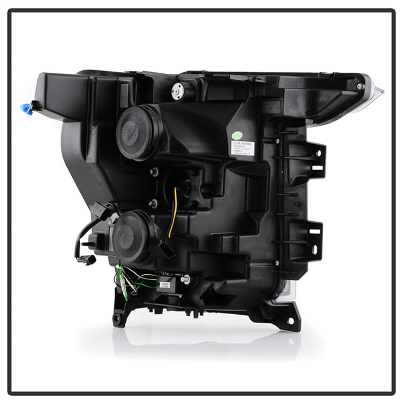 SPYDER Signature 20-21 Ford F150 (Halogen Model) Proj. Headlights - Black (PRO-YD-FF15021HALSI-BK) 5088703