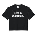 Funny Soccer Im Keeper Distressed Sweatshirt - Novelty Apparel for Adults