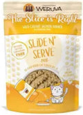 Weruva Wet Cat Food, The Slice is Right with Wild Caught Salmon Pate, 2.8oz Slide N Serve Pouch, Pack of 12