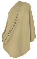 LK Baby Infinity Nursing Scarf Breastfeeding Cover Ultra Soft Premium Jersey Polyester- 100% AZO free and Safe for Baby (Natural Beige)