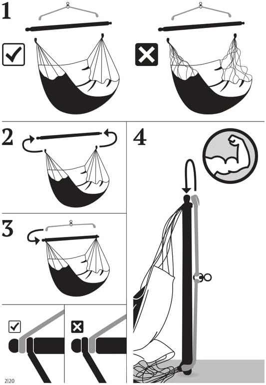LA SIESTA® - XL King Domingo Hammock Swing Chair - Weather & Tear Resistant Hanging Hammock Chair - Indoor Outdoor Hammock Chair Swing - Hanging Chair for Patio Porch Bedroom - Max 355 Lbs, Lime