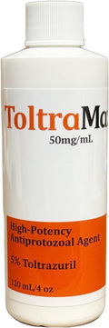 Toltrazuril 5.0% for Horses, Dogs, Cats, 120mL/4 Ounce, for Non-Food Chain Animals