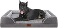 Comfort Expression XXL Orthopedic Dog Bed for Extra Large Dogs, Waterproof Orthopedic Foam Dog Beds, Washable Dogs Sofa Beds with Removable Cover & Non-Slip Bottom(XX-Large,Grey)