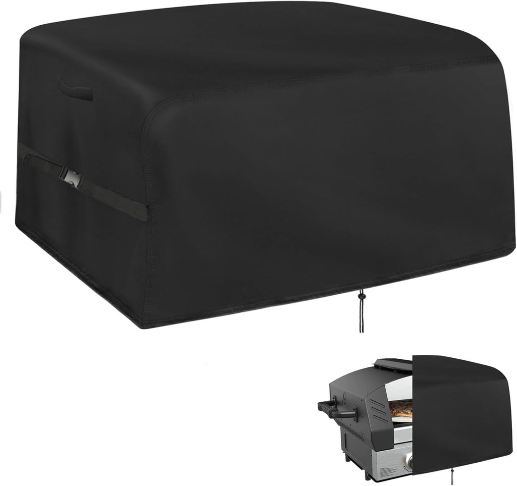 Kingling Pizza Oven Cover for Blackstone 6964 6961 6960 Portable Pizza Oven, 32 inch Waterproof & Dustproof Pizza Oven Outdoor Grill Cover (Cover Only) - Black