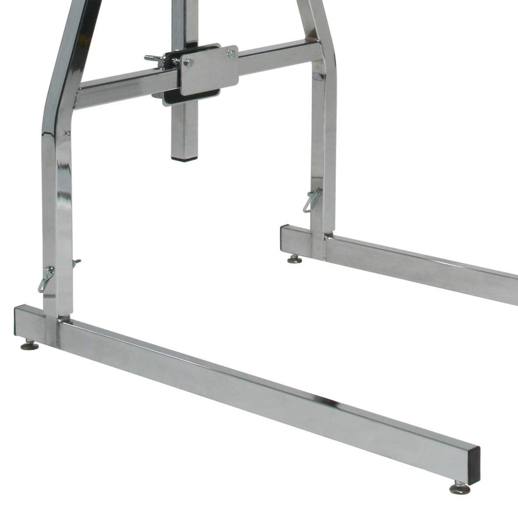 Lumex 2940B Versa-Helper Trapeze Bar for Bed Mobility, Chrome, Medical Assist Handle With Floor Stand