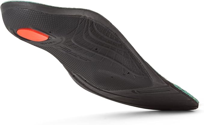 Icebug Comfort Insoles with Dynamic Arch Support, Charcoal High Arch, M 6/W 7.5-8