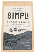 Simpli Organic Black Beans, 12 oz (Pack of 8) - Regenerative, Kosher
