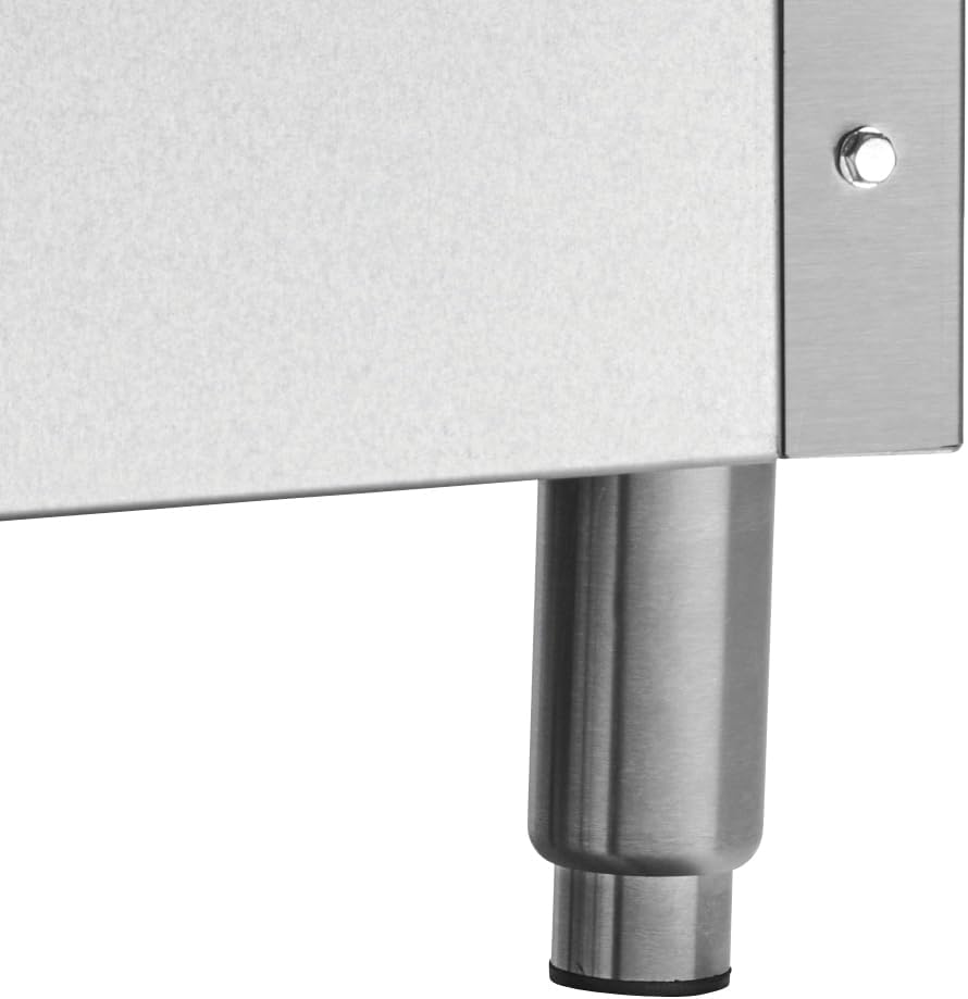 Kratos 29Y-006 48" Commercial Restaurant Gas Countertop Griddle, Manual Controls, 4 Burners, 120,000 BTU Output