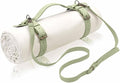 4’9” x 6’3” White Lightweight Water-Resistant Canvas Mat – Picnic, Outdoor, Beach, Park, Camping, Toy Mat