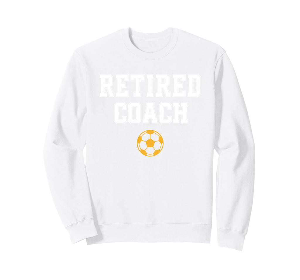 Retired Coach Soccer Team Mentor Sweatshirt - Graphic Print Men Women