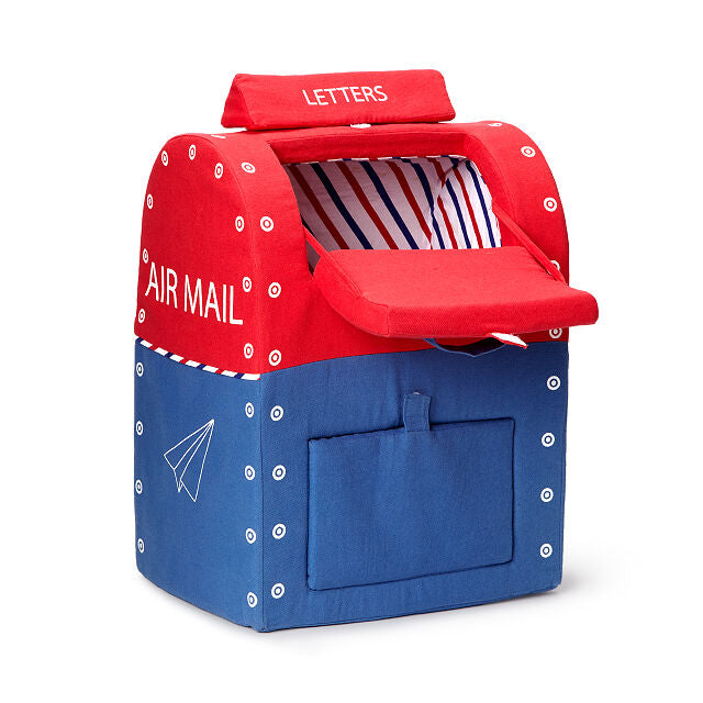Plush "Air Mail" Post Box — Soft Toddler Post Office Play Toy