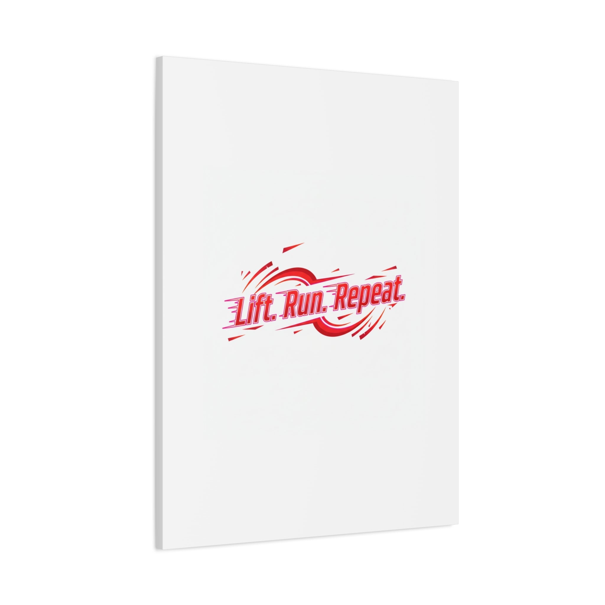 Lift Run Repeat Canvas | Fitness Wall Art, Gym Motivation