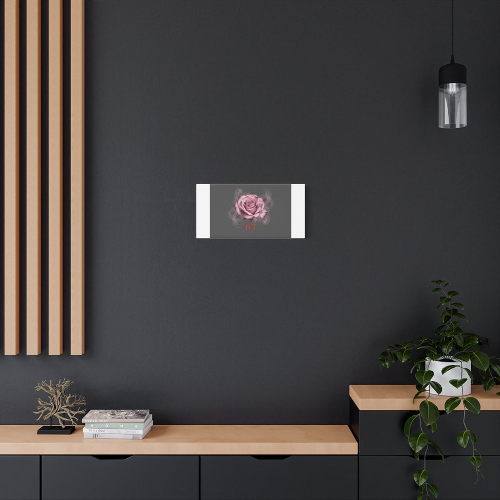 6 7 Valentine's Canvas | Viral Gothic Rose Wall Art | 6 7 Meaning Dark Romance
