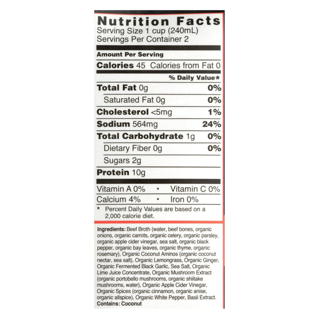 Kettle & Fire Bone Broth Beef Pho - 16.9 Fl. Oz. (Pack of 6)