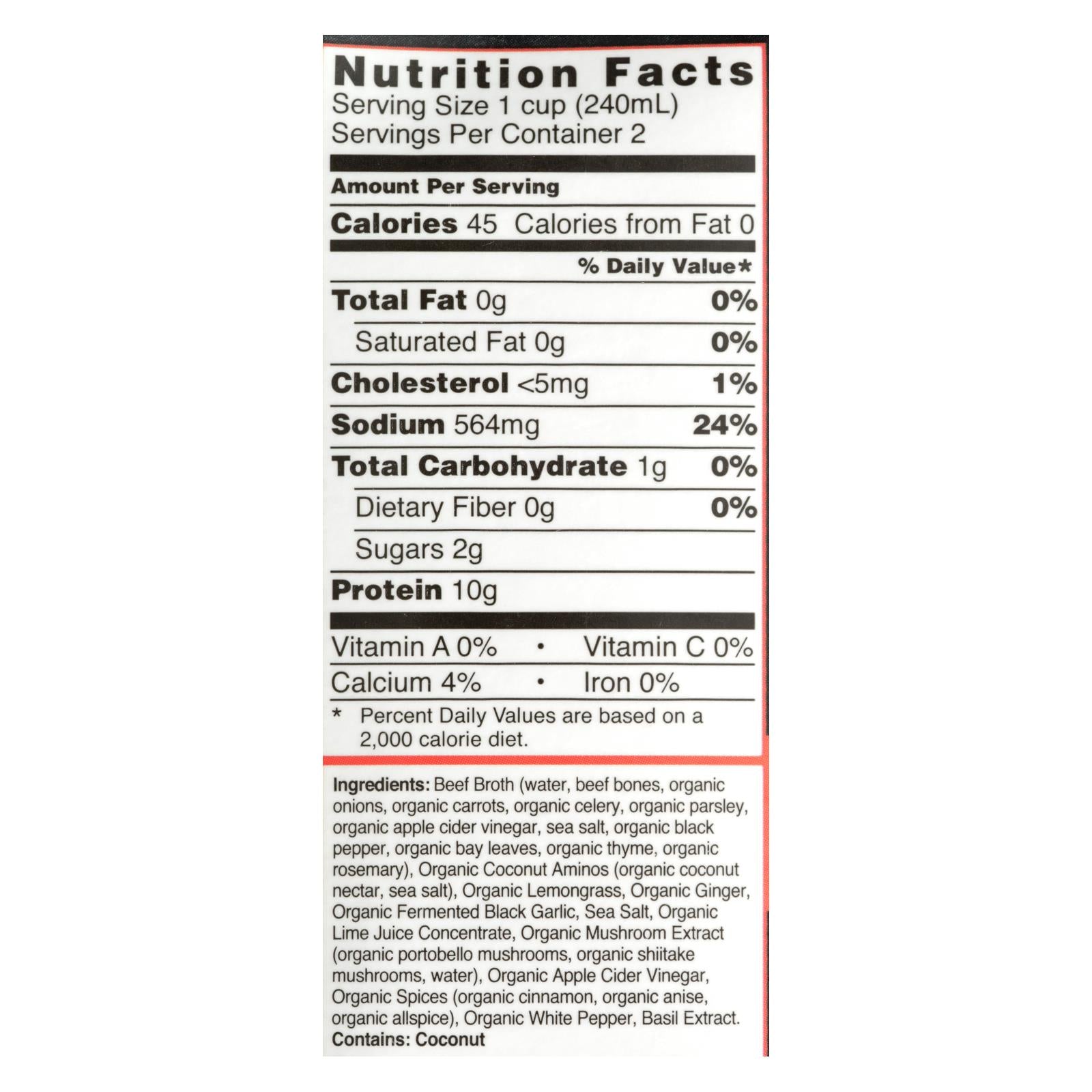 Kettle & Fire Bone Broth Beef Pho - 16.9 Fl. Oz. (Pack of 6)