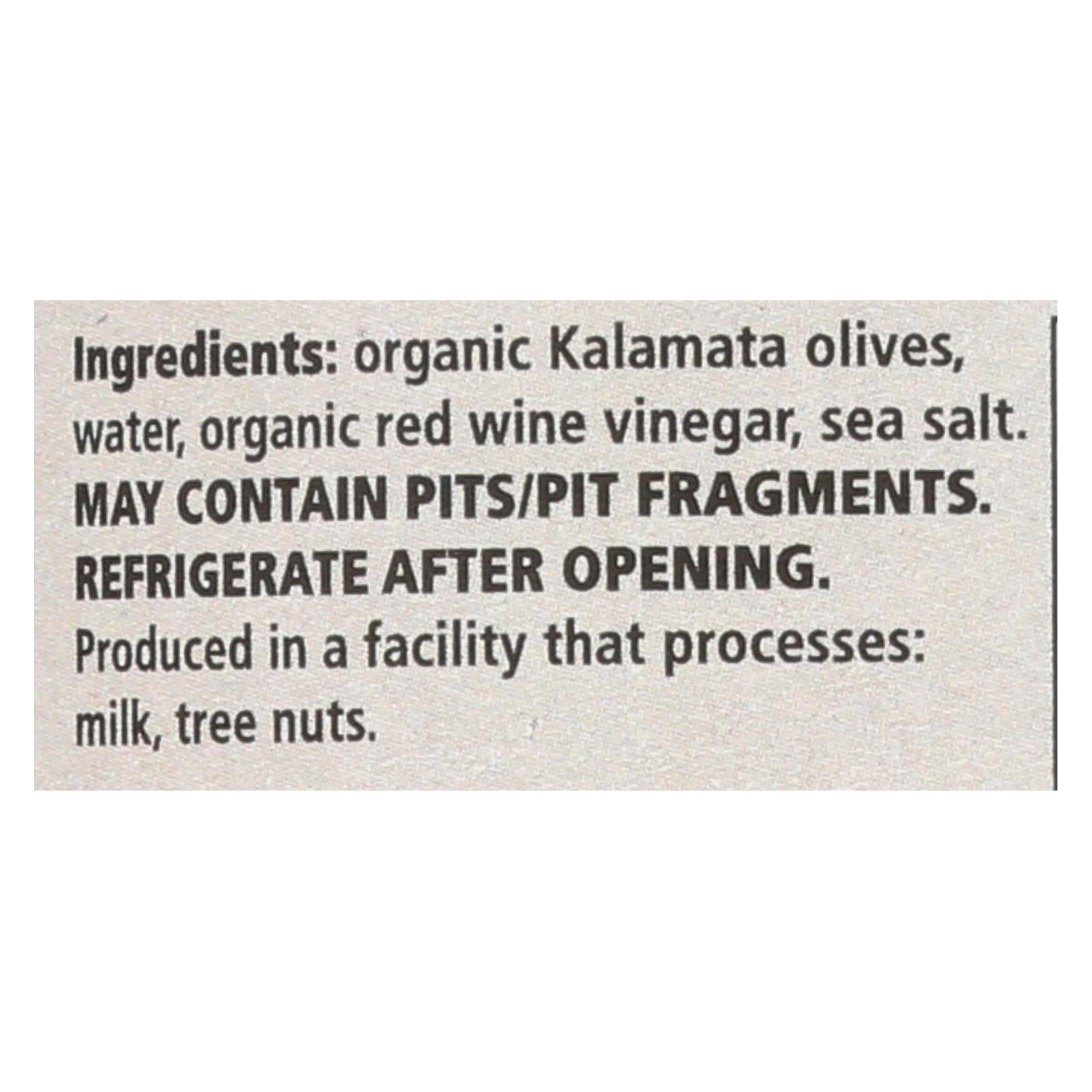 Divina Kalamata Sliced Organic Olives, 5.6 Oz. (Pack of 6)