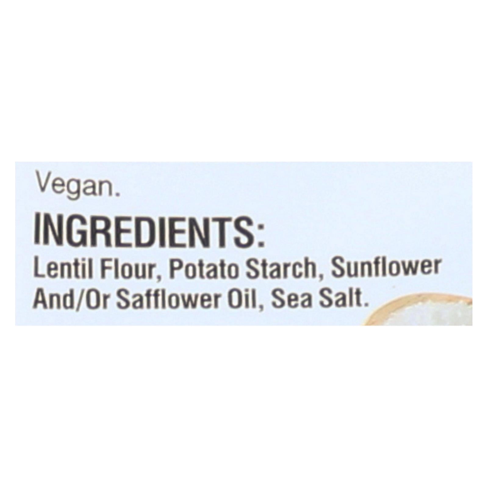 Simply 7 Lentil Chips (Pack of 12) - Sea Salt - 4 Oz.