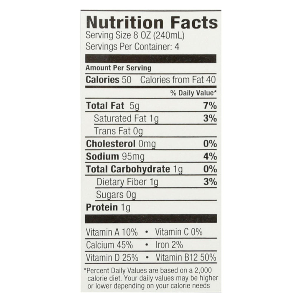 Milkadamia Unsweetened Vanilla Macadamia Milk (Pack of 6 - 32 fl. oz.)